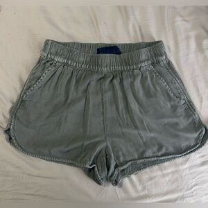 Blue Rain Green Shorts